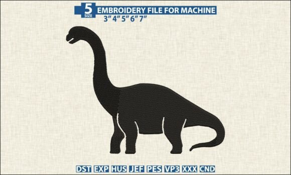 Download Dino Pattern DST PES Embroidery File - Pes embroidery file Collection