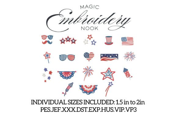 Download Mini 4th of July X 18 Designs - Mini Collection