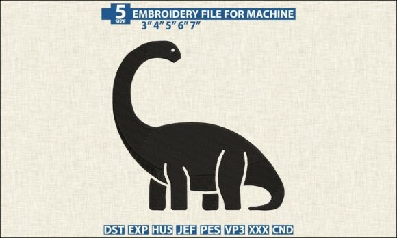 Download Dino Pattern DST PES Embroidery File - Pes embroidery file Collection