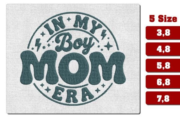 Download Retro Wavy Mama Mini Heart Embroidery - Mini Collection