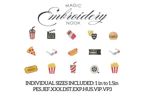 Download Mini Movie Theatre Bundle X 15 Design - Mini Collection